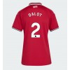 Manchester United Diogo Dalot #2 Hjemmedrakt Kvinner 2026-27 Kortermet
